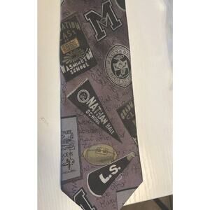 Audrey Buckner Tie Highschool Graduation Tie VTG Football School Tie 59x4